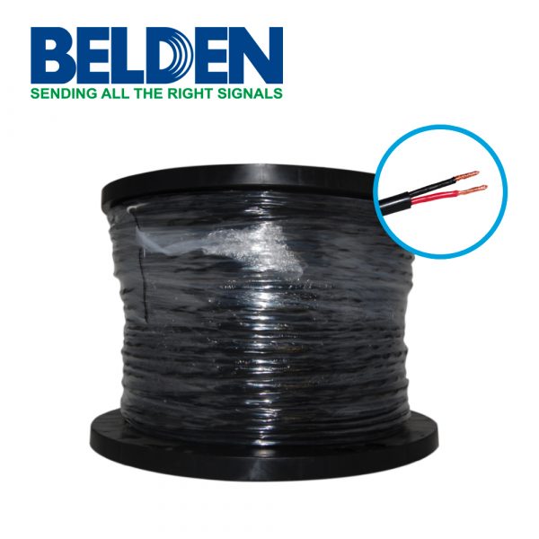 CABLE DE ALTAVOZ BELDEN 1309A 0101000  2C/14 AWG CM NEGRO 305 MTO LIBRE DE OXIGENO, SOPORTA ENTERRAMIENTO DIRECTO