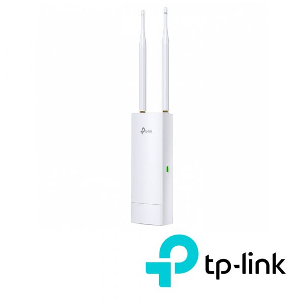 ACCESS POINT EXTERIOR TP-LINK EAP110-OUTDOOR IP65, 300Mbps, POE, 2.4 GHz, HASTA 50 CLIENTES, HASTA 200 METROS