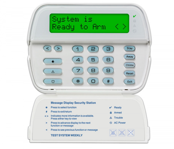 DSC RFK5501 - Teclado Cableado de Iconos con receptor integrado admite 64 zonas de las cuales 32 pueden ser inalambricas compatible con Power Series - Image 4