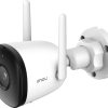 IMOU Bullet 2C (IPC-F22N-0280B-imou) - Camara IP Bullet Wifi de 2 Megapixeles/ Lente de 2.8mm/ 102 Grados de Apertura/ H.265/ Microfono Integrado/ Detección de Humanos (Evita Falsas Alarmas)/ IR de 30 Metros/ IP67/ Ranura para MicroSD/